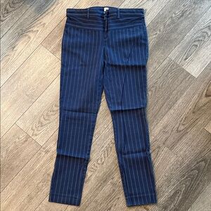 GAP Women's Striped Navy Trousers